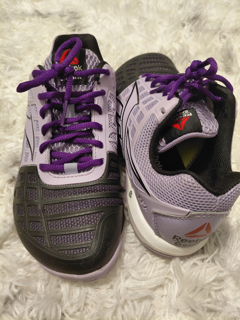 Reebok Women's Lavender CrossFit Training Shoes - Picture 4 of 9